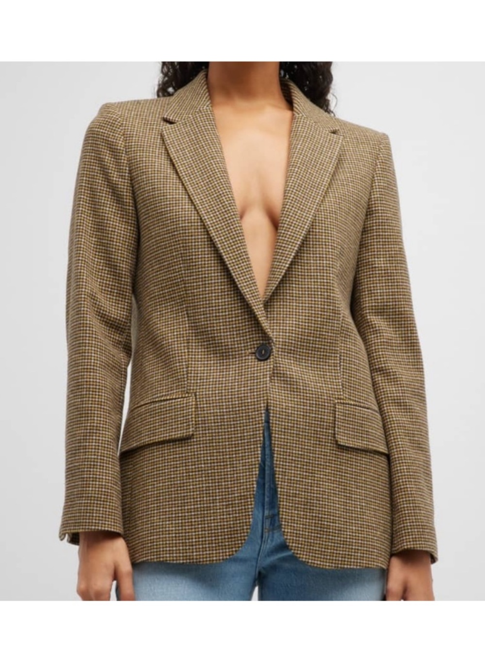 Frame 70s Houndstooth Blazer